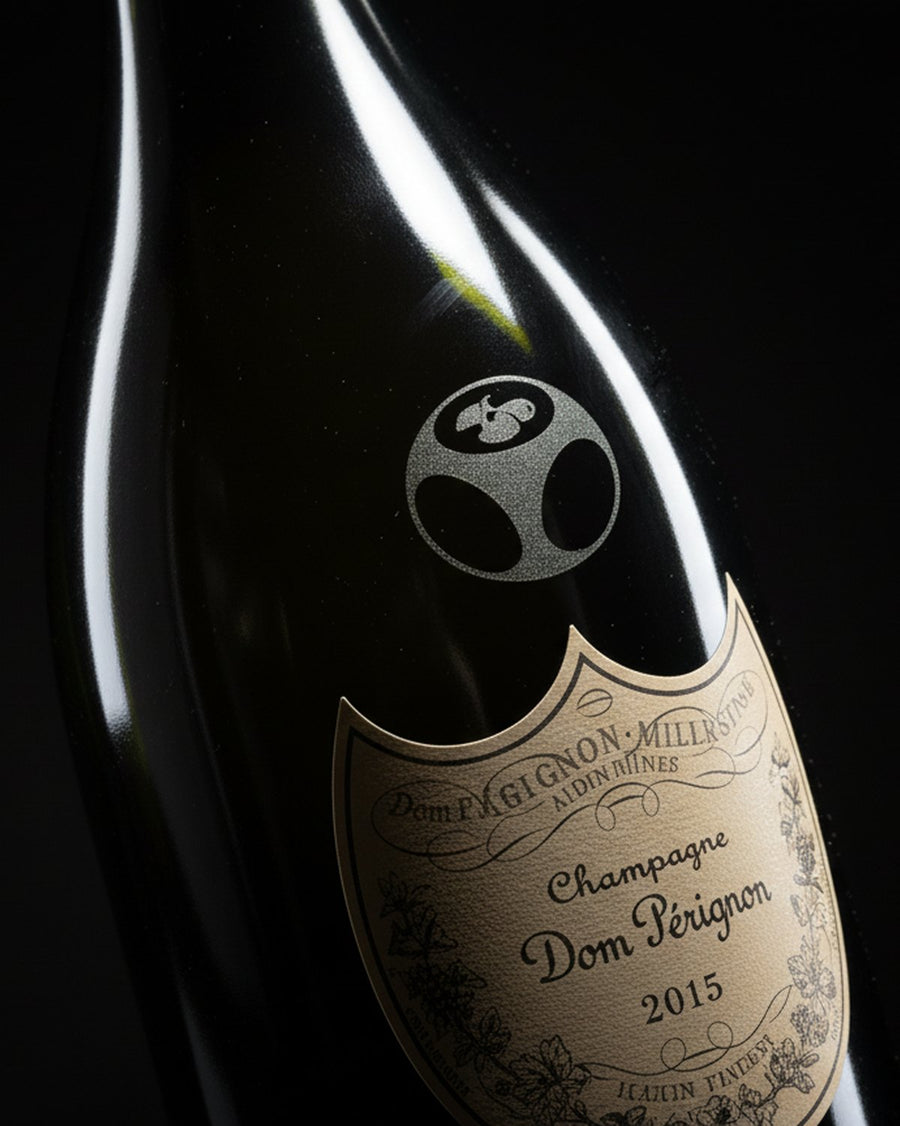 Engraved Dom Pérignon bottle for SlotMatrix VIP gifts